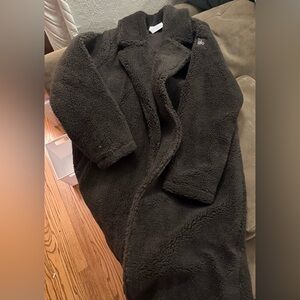 ALO Yoga Dark Brown Fleece Jacket